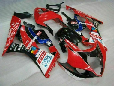 Shop 2003-2004 Suzuki GSXR 1000 Motorcycle Fairings - Red Black Blue Yoshimura