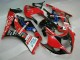 2003-2004 Suzuki GSXR 1000 Motorcycle Fairings - Red Black Blue Yoshimura
