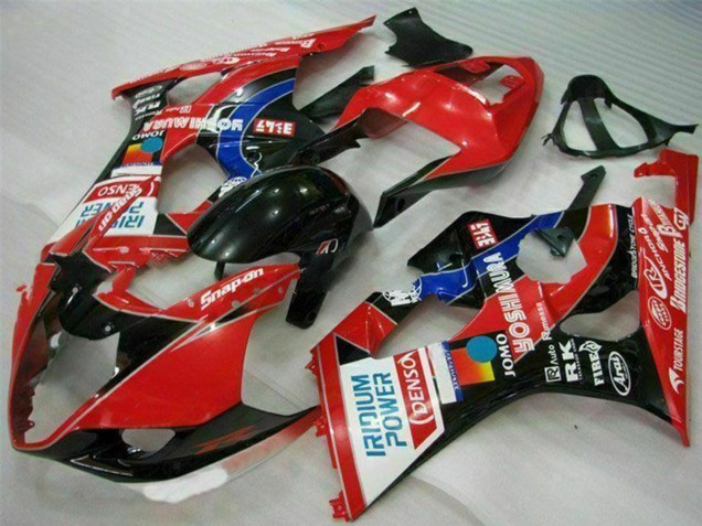 2003-2004 Suzuki GSXR 1000 Motorcycle Fairings - Red Black Blue Yoshimura