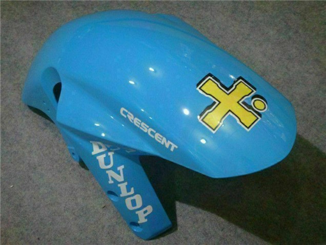 2003-2004 Suzuki GSXR 1000 Motorcycle Fairings - Blue White Yellow Rizla