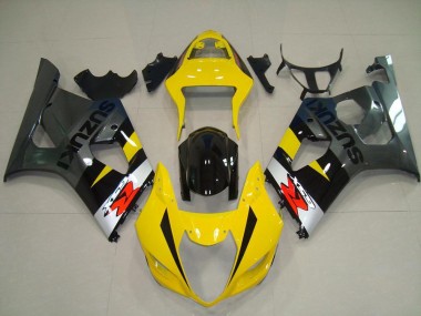 Shop 2003-2004 Suzuki GSXR 1000 Motorcycle Fairings - Yellow Silver Grey Black Red