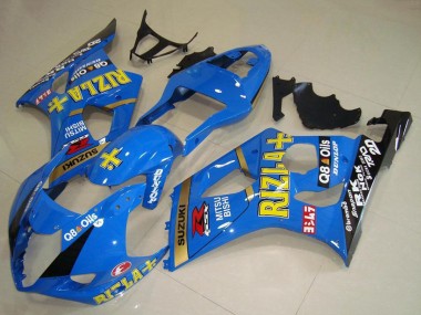 Shop 2003-2004 Suzuki GSXR 1000 Motorcycle Fairings - Blue Gold Black Rizla