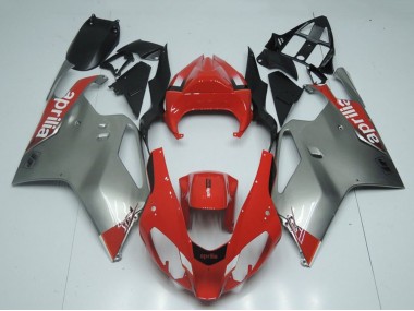 Shop 2003-2006 Aprilia RSV1000 Motorcycle Fairings - Red Grey Black