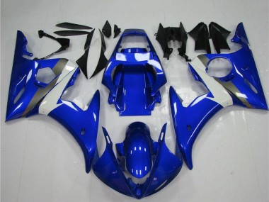 Shop 2003-2004 Yamaha YZF R6 Motorcycle Fairing - Blue White