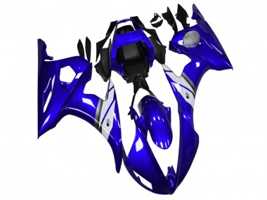 Shop 2003-2004 Yamaha YZF R6 Motorcycle Fairings - Blue White