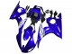 2003-2004 Yamaha YZF R6 Motorcycle Fairings - Blue White