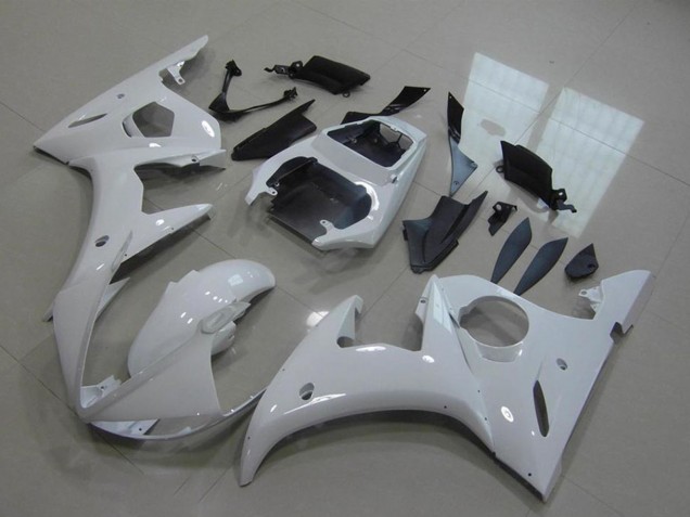 2003-2004 Yamaha YZF R6 Motorcycle Fairings - Glossy White