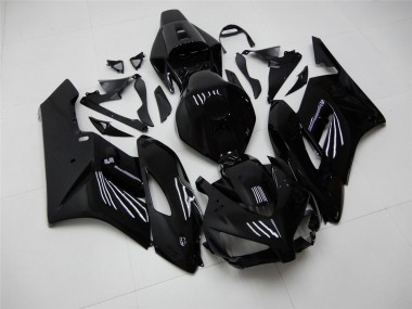 Shop 2004-2005 Honda CBR1000RR Motorcycle Fairings - Glossy Black Matte Black