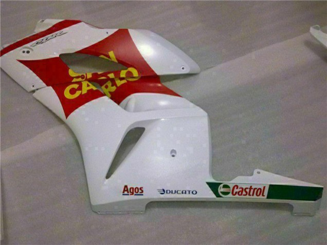 2004-2005 Honda CBR1000RR Motorcycle Fairings - White Red Yellow San Carlo 58