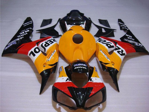 2004-2005 Honda CBR1000RR Bike Fairings - Orange White Red Glossy Black Repsol
