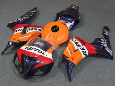 Shop 2006-2007 Honda CBR1000RR Motorcycle Fairing - Orange White Red Blue Repsol