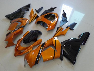 Shop 2004-2005 Kawasaki ZX10R Motorcycle Fairings - Gold Black