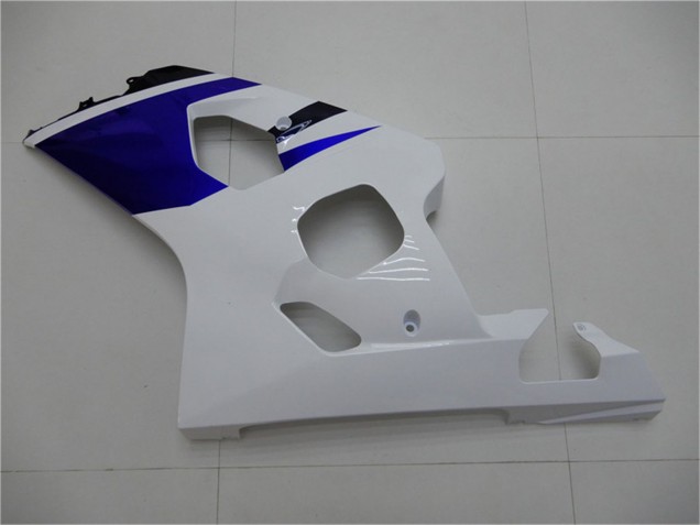 2004-2005 Suzuki GSXR 600/750 Bike Fairings - White Blue Black