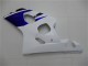 2004-2005 Suzuki GSXR 600/750 Bike Fairings - White Blue Black