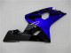 2004-2005 Suzuki GSXR 600/750 Motorcycle Fairings - Blue Glossy Black