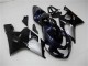 2004-2005 Suzuki GSXR 600/750 Motorcycle Fairings - Glossy Black Silver Blue
