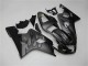 2004-2005 Suzuki GSXR 600/750 Motorcycle Fairings - Grey Black Flame