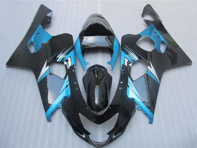 2004-2005 Suzuki GSXR 600/750 Motorcycle Fairings - Blue White Black