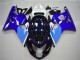 2004-2005 Suzuki GSXR 600/750 Motorcycle Fairing - White Blue Black