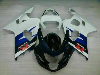 Shop 2004-2005 Suzuki GSXR 600/750 Motorcycle Fairings - White Blue Glossy Black Red