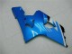 2004-2005 Suzuki GSXR 600/750 Motorcycle Fairings - White Blue Black