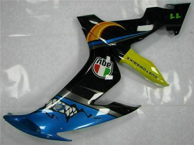 2004-2006 Yamaha YZF R1 Motorcycle Fairings - Blue Yellow Shark