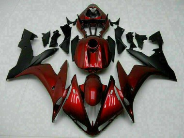 Shop 2004-2006 Yamaha YZF R1 Motorcycle Fairings - Maroon Red Matte Black