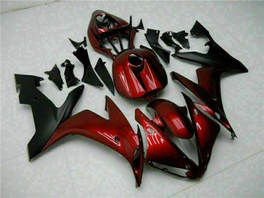 Shop 2004-2006 Yamaha YZF R1 Motorcycle Fairings - Maroon Red Matte Black