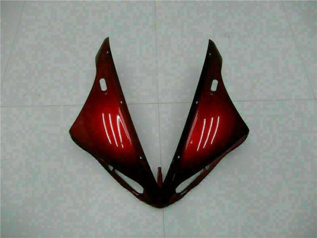 2004-2006 Yamaha YZF R1 Motorcycle Fairings - Maroon Red Matte Black