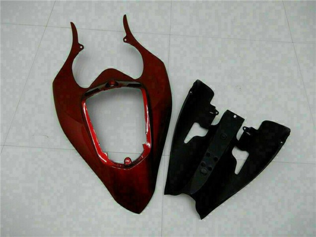 2004-2006 Yamaha YZF R1 Motorcycle Fairings - Maroon Red Matte Black