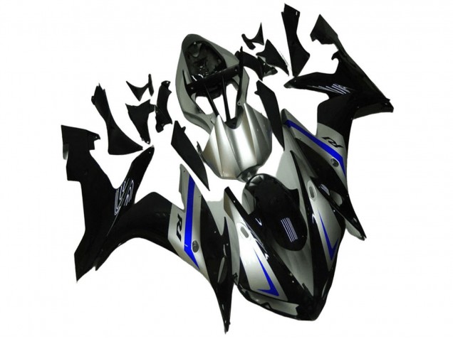 2004-2006 Yamaha YZF R1 Motorcycle Fairings - Silver Blue Black