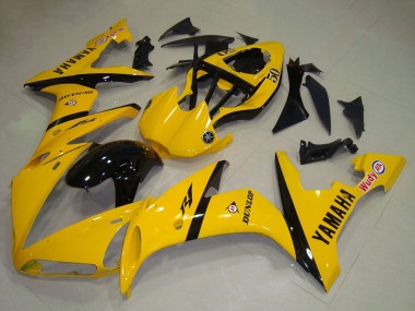 Shop 2004-2006 Yamaha YZF R1 Motorcycle Fairing - Yellow Glossy Black