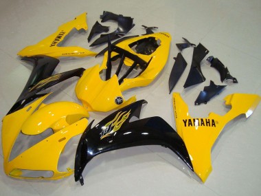 Shop 2004-2006 Yamaha YZF R1 Motorcycle Fairings - Yellow Glossy Black