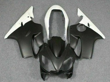 Shop 2004-2007 Honda CBR600 F4i Motorcycle Fairings - White Matte Black