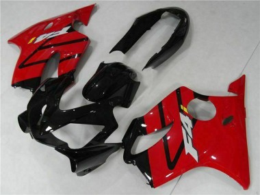 Shop 2004-2007 Honda CBR600 F4i Bike Fairings - Red Glossy Black