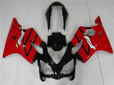 Shop 2004-2007 Honda CBR600 F4i Bike Fairings - Red Glossy Black