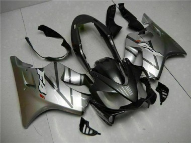 Shop 2004-2007 Honda CBR600 F4i Motorcycle Fairings - Silver Matte Black
