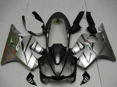 Shop 2004-2007 Honda CBR600 F4i Motorcycle Fairings - Silver Matte Black