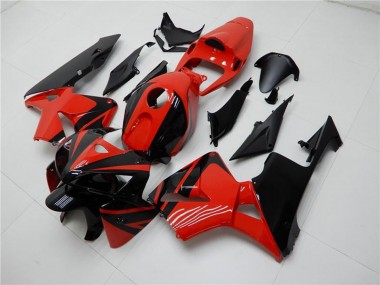Shop 2005-2006 Honda CBR600RR Abs Fairings - Red Black