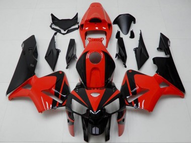 Shop 2005-2006 Honda CBR600RR Abs Fairings - Red Black