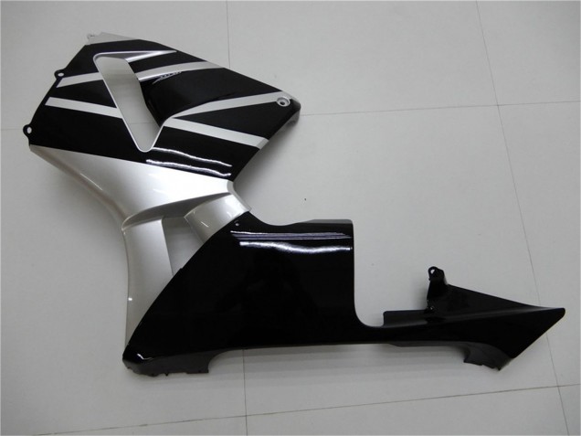 2005-2006 Honda CBR600RR Motorcycle Fairing - Silver Black