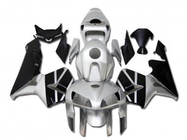 Shop 2005-2006 Honda CBR600RR Motorcycle Fairing - Silver Black