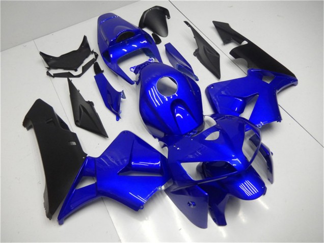 2005-2006 Honda CBR600RR Bike Fairings - Blue Black
