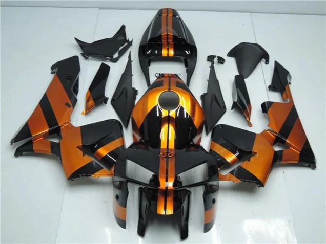 2005-2006 Honda CBR600RR Bike Fairings - Orange Black