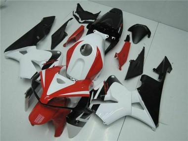 Shop 2005-2006 Honda CBR600RR Motorcycle Fairing Kits - White Red Black