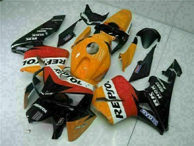 Shop 2005-2006 Honda CBR600RR Motorcycle Fairings - Orange White Red Black Repsol