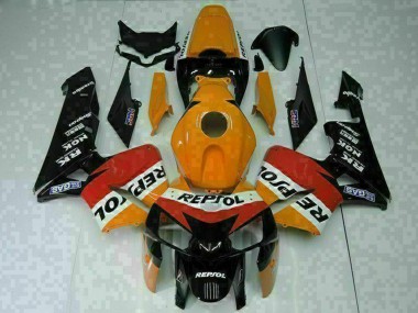 Shop 2005-2006 Honda CBR600RR Motorcycle Fairings - Orange White Red Black Repsol