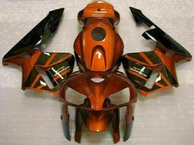 Shop 2005-2006 Honda CBR600RR Motorcycle Fairing Kits - Orange Black