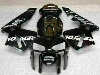 Shop 2005-2006 Honda CBR600RR Motorcycle Fairings - Black Repsol