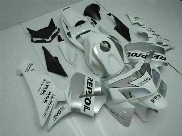 2005-2006 Honda CBR600RR Motorcycle Fairing - White